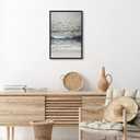Americanflat 12x18 Poster Frame with Polished Front Cover - Slide-In Photo Frame with Buildable Molding - Fusion Collection - Picture Frames for Wall Display - Black