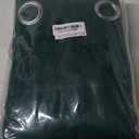 COSVIYA Grommet Blackout Room Darkening Curtains 84 inch Length 2 Panels,Thick Polyester Light Blocking Insulated Thermal Window Curtain Dark Green Drapes for Bedroom/Living Room,52x84 inches