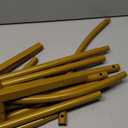 6.6FT Metal Wedding Arch Stand Gold Square Arched Backdrop Frame for Party Ceremony Valentines Day Birthday Bridal Baby Shower Garden Floral Balloon Arch Decoration