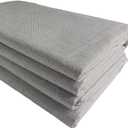 TinaKim Upholstery Fabric, for Tablecloth Sofa Chair, Linen Type Cloth Material (Grey 4, 2 Yard (57x 72 inch))