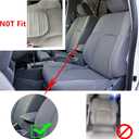 FZJDSD Gray Cloth Driver & Passenger Side Bottom & Top Replacement Seat Covers Compatible with Nissan Frontier SV Crew Cab 2005 2006 2007 2008 2009 2010 2011 2012 2013 2014 2015 2016 2017 2018 2019