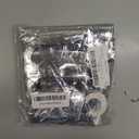 6Pcs Silver Round Foil Balloons,Giant 4D Round Ball Balloons,22 Inch Metallic Silver Balloon for New Years Birthday Wedding Prom Graduation Party Decorations