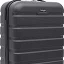 Wrangler 22" Hardside Spinner Carry-On Luggage, Charcoal