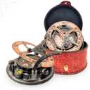 Antique Brass & Copper Sundial Compass, Sundial Clock in Box Gift Sun Clock Ship Replica Watch, Nautical Gifts for Men, Unique Nautical Decor, Naval Maritime Sundial (#5 Antique Gilbert)