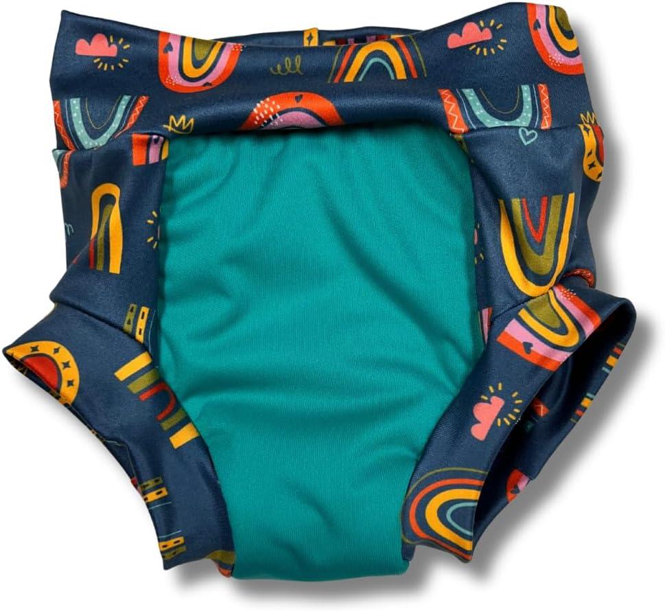 Reusable Organic Cloth Training Pants Heavy Overnight Absorbency Waterproof (18-24 Months, After The Storm)