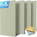 4 Pack High Density Large Acoustic Panel Sound Absorbing with Self-Adhesive