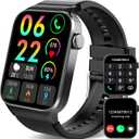 Smart Watch for Men Women Bluetooth Call, 1.85" HD Screen Smartwatch with Heart Rate/Sleep Monitor, 110+ Sport Modes Activity Trackers IP68 Waterproof