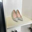 Shelf Liner Non-Adhesive 12in x 20ft,Strong Grip Non Slip Shelving Liner for kichen cabinets,Easy Install Storage,Drawers,Shelves kitchenware Tableware White Liners (White, 15.7" x10ft)