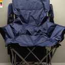 Foldable Camping Chair with Canopy Blue