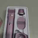 Electric Razors for Women 2 in 1 Bikini Trimmer for Women Cordless Dry/Wet Use Electric Shaver for Pubic Hair, Armpit, Facail Hair Removal, Waterproof Pearl Purple