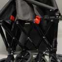 Collapsible Wagon with Wheels, 220 lbs Wagons Carts Foldable Wagon Cart with Flexible Handle, Lightweight Portable Folding Utility Grocery Shopping Cart for Grocery Sports Garden Camping