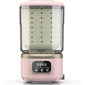 Pink Mini Underwear Washing Machine, Allin1 Valentines Rechargeable Portable Mini Washer Machine with 2L Cup Capacity for Bra Underwear Socks Home Hotel Apartment RV Travel.