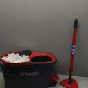 O-Cedar System Easy Wring Spin Mop & Bucket with 3 Extra Refills