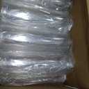 Nuogo 24 Pcs Acrylic Clear Cylinder Vase Plastic Flower Vase Unbreakable Tall for Wedding Centerpieces Party Home Plants Bouquet Decor (12 Inch)