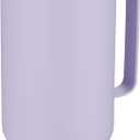 HASLE OUTFITTERS 40 oz Stainless Steel Tumbler with Handle, Vacuum Insulated Tumblers Bulk, Reusable Double Wall Travel Coffee Mug, Durable Powder Coated Water Bottle(Purple, 1)