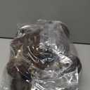 30pcs Velvet Christmas Ball Ornaments, Flocked Shatterproof Christmas Ornaments Hanging Xmas Tree Decorations Set for Home Party Holiday Decor (Multi-Size, Brown)