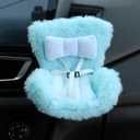 Car Seat for 17cm Dolls with Air Vent Clip and Desktop Stand, Have A Seat Compatible with Doll, Doll Accessories for Vent Clip Decoration, Gift for Dolls (Blue)
