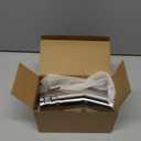 TriTrust Exhaust Tip, 1.75-2.5 inch Inlet Adjustable, Fit 1.75''/2''/2.25''/2.5'' Outer Diameter Tailpipe, 3'' Outlet 6.5'' Long Muffler Tip, Chrome Stainless Steel Truck Car Tail Tip (Sliver)