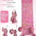 Geyoga 3 Pcs Kids Winter Hat Gloves Scarf Set for Age 2-8 Yrs Boys Girls Winter Toddler Warm Fleece Lined Hat Scarf Gloves (Rainbow Mix)