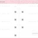 Filofax Calendar Diary Refill, Personal/Compact Size, Week-to-View, Confetti Minimal Diary Pack, Multilingual: Five Languages, 2025 (C68491-25)