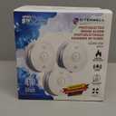 Smoke Detectors 10 Year Sealed Battery Operated,UL217-9th Listed Smoke Alarm with Voice Alert,Photoelectric Sensor Fire Alarms Smoke Detectors with LED Lights for Home, GS886-H04 (3 Pack)