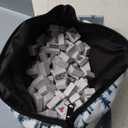 American Mahjong Tile Set with Carrying Bag and Accessories, 160 Acrylic Engraved Mahjong Tiles (Peacock Blue)