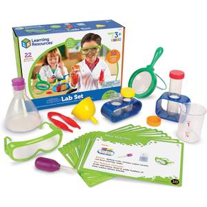 Learning Resources Primary Science Lab Activity Set - Experiments for Kids, Chemistry Toy, Pretend Play, STEM Projects, Classroom Must Haves, Teacher Supplies, Montessori Gifts for Boys and Girls