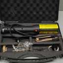 Induction Heater 1200W, Magnetic Flameless Heat Tool Kit for Automotive Bolt Removal with 6 Coils and LED Light for Rusted Suspension and Exhaust Repair,Yellow