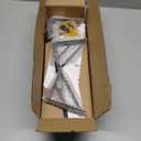 BAYKA Wall Shelves for Bedroom Decor, Floating Wall Shelves for Living Room Kitchen Storage, Mounted Rustic Wood Floating Shelves for Kids Books,Corner Shelves for Bathroom(Gray WhiteSet of 3)