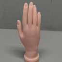 AORAEM Nail Trainning Hand Flexible Soft Practice Plastic Mannequin Hand Nails Tips Art Trainer Manicure Practice Hand Tool