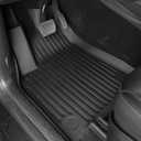 Tesla Model Y Floor Mats 2024 2023 2022 2021 2020, All Weather Floor Liners Full Set, Waterproof Non-Slip Interior Protection for Model Y 5 Seater, Front Rear Trunk Frunk Tesla Y Mats