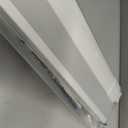 No Tools No Drill Cordless Blackout Cellular Shades White, 35" W x 64" H