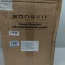 BONSEN Heavy Duty Paper Shredder, 24-Sheet Cross-Cut Shredder, 40-Min Continuous Running Time, Commercial Grade Shredder for Office, 9-Gallon Big Basket, 55dB Super Quiet, P-4 High Security (S3105)