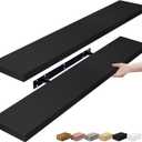 Sorbus Floating Shelves for Wall - 2 Long Floating Shelves for Bedroom, Kitchen, Living Room, Bathroom Shelves, Home Decor, Farmhouse - 35 x 9 Inch Wall Mounted Floating Shelves for Wall, Black