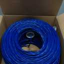 Category Cable, LAN Cable, Network Cable, CAT6 Solid Bulk Ethernet Cable, 23AWG 4 Pair, Unshielded Twisted Pair (UTP),DSX-8000 Certified,550MHz (Blue, 1000ft)