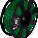 HATCHBOX PLA MAX V2 Green 3D Printer Filament Made in The USA, 1.75mm Diameter 1 KG Spool, Premium USA Made 3D Printing Filament