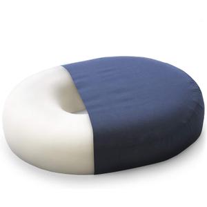 DMI Seat Cushion Donut Pillow and Chair Pillow for Tailbone Pain Relief, Hemorrhoids, Prostate, Pregnancy, Post Natal, Pressure Relief and Surgery, 16 x 13 x 3, Navy