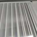 Fits 20x20 Wall Opening Anodized Aluminum Exterior Wall Vent by Handua | Gable Shed for Crawlspace, Outdoor, Doors, Attic | Weatherproof, Rain&Rust Proof, Water Resistant Grille Overall: 22"W X 22"H