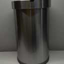 simplehuman 45 Liter / 12 Gallon Semi-Round Automatic Sensor Trash Can, Brushed Stainless Steel