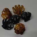 2.8" Medium Octopus Hair Clips for Women, Matte Claw Clips for Thin Hair, 90' Strong Hold Non-slip Spider Octopus Clip for Fine Hair Jaw Clips (Black & Tortoise)