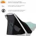 Snap-on Baby Stroller Sun Shade Compatible with Doona, Breathable 360 Full Coverage Sun Protection Canopy, Functional Anti-UV Stroller Blackout Cover Shield Sun Cover Shade fit Doona