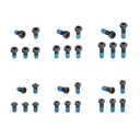 ohhunt Screw Set 30 Pcs for Mount and Plates Include #6-48 Screw and #8-40 Screw in 6mm/8mm/10mm Length 5 in Each Set T15 Torx (Standard Cap Head)