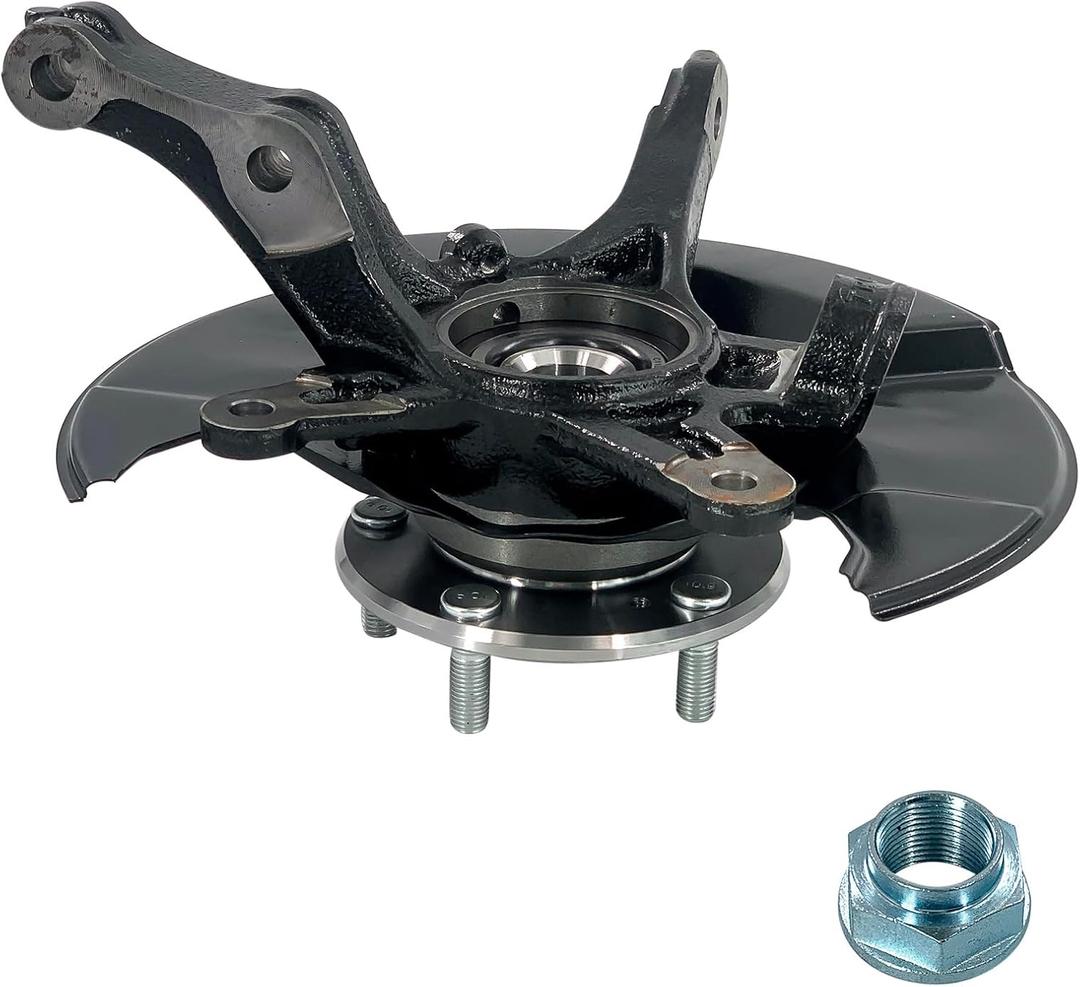LK098 Front Right Steering Knuckle Wheel Hub Assembly Compatible with 2012-2016 Honda Civic 1.8L Replace 51211-TR3-Y00 51211-TR0-A00 Passenger Side