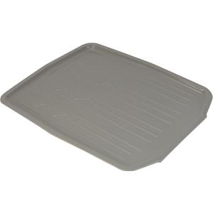 Kitchen Details Countertop Draining Tray | Dimensions: 18"x 15"x 1"| Designed for Stand Alone Dish Racks | Durable | Prevents Water Build Up | Grey, Large