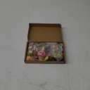 Janinka 174 Pcs Fake Mini Flowers for Crafts Small Silk Artificial Fabric Flowers Bulk for DIY Wedding Birthday Party Wreath Decor, 2 cm 4 cm(Multicolor)