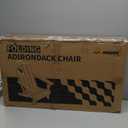 MUCHENGHY Folding Adirondack Chairs HDPE Weather Resistant, Patio Firepit Chairs, Sturdy Outside Chair, Lawn Chairs, 15min Assembly 380lb, Royal Blue