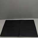Golener Silicone Coffee Mat Set - 24" x 16" Coffee Bar Mat for Countertop, Kitchen Station Pad Accessories Fit Under Coffee Maker or Machine, Dish Drying Mat, Heat Resistant Kitchen Gadget, Black