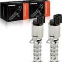 A-Premium 2-PC Intake & Exhaust Engine Variable Valve Timing (VVT) Solenoid Compatible with Hyundai & Kia Models - Elantra, Accent, Kona, Sonata, Tucson, Forte, Optima, Rio, Seltos, Soul - L4 1.6L