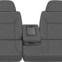 SAPUBK Front Seat Covers Replace for 1995-2000 Chevy Silverado/Suburban/Tahoe and GMC Sierra/Yukon 60/40 Split Seat with Console, Premium Neoprene with Composite Soft Foam Lining Seat Cover