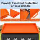 Silicone Griddle Mat Cover for Blackstone Griddle 36 Inch, Full-Coverage Heavy Duty Food Grade Silicone Grill Protective Cover for Blackstone Griddle Accessories, Fathers Gifts